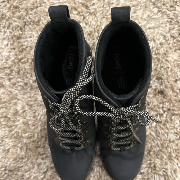 Toms Lace Up Wedges - Picture 3 of 4